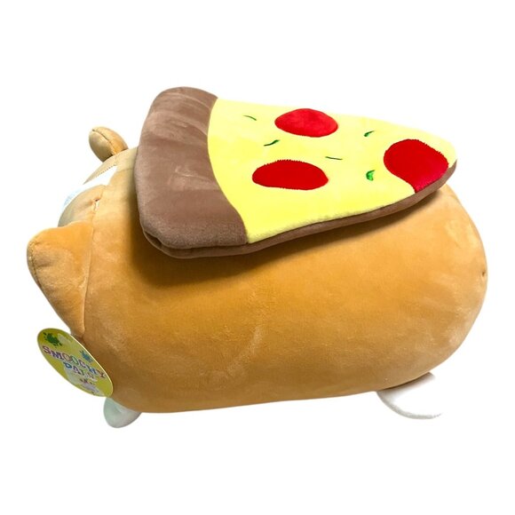 Smoochy Pals Corgi Dog Plush with Pizza Slice Cute Stuffed Animal Toy 12” - Picture 6 of 7